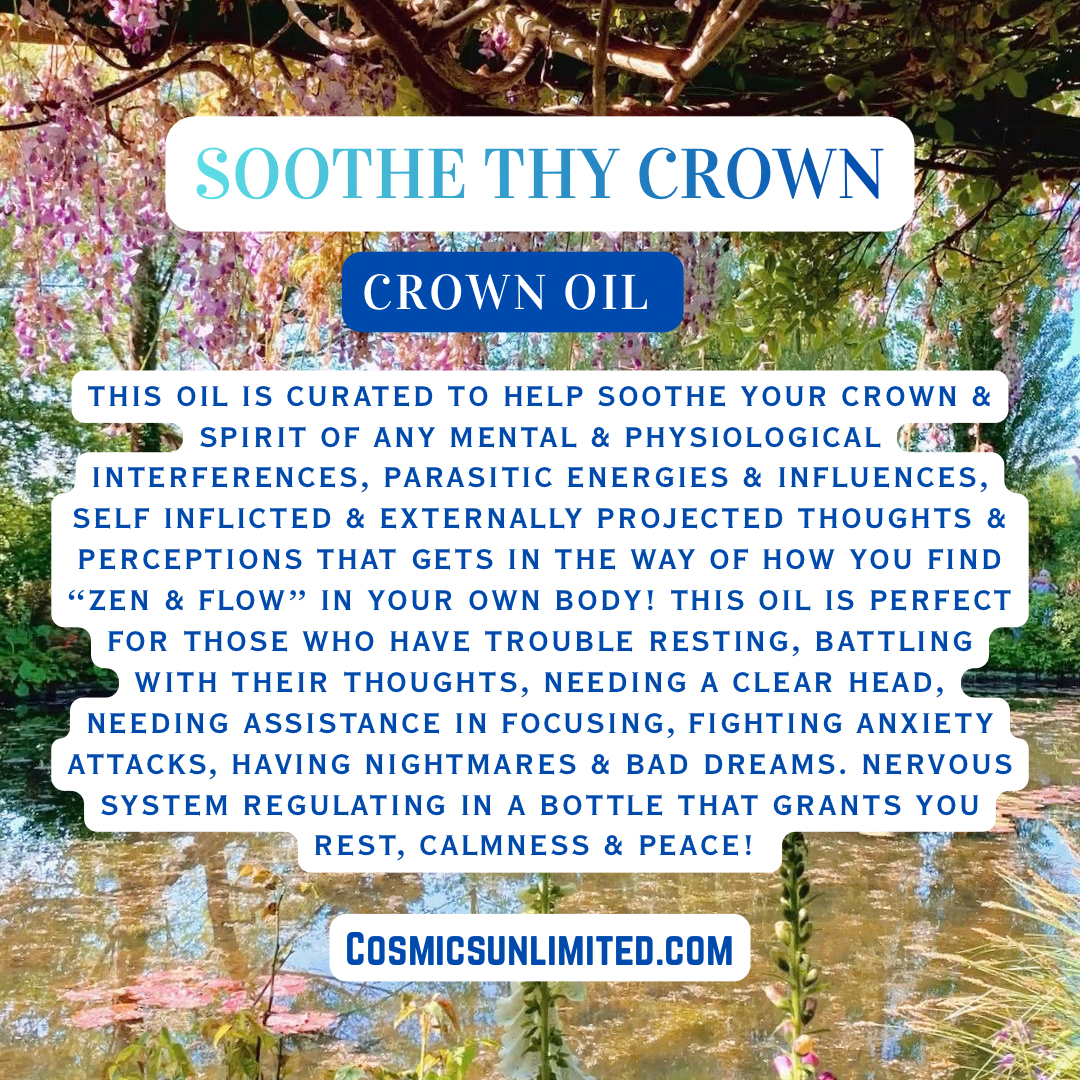 Soothe Thy Crown: Crown Oil